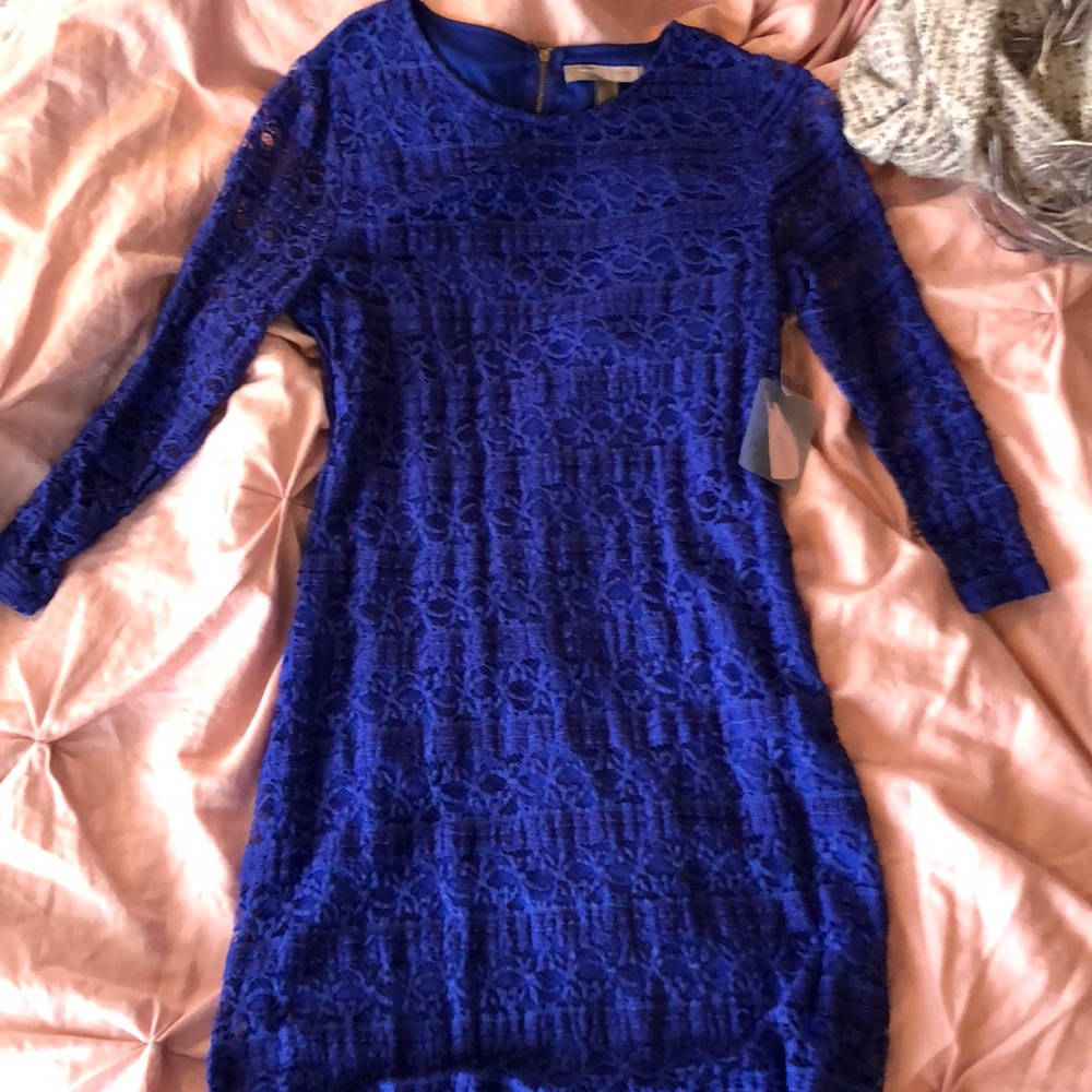 Forever 21 blue lace dress